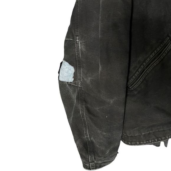 Carhartt Sandstone Sherpa Lined Jacket Mens Large - Picture 4 of 5